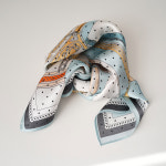 실크스카프 리도트 고급 SILK100 쁘띠 A1068 : LANIC U 라닉유