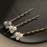 제이로렌 진주 세송이 큐빅 실핀 : 제이로렌