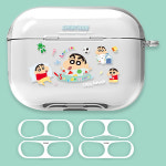 짱구 에어팟프로2 하드 케이스+철가루방지스티커 에어팟 프로 2세대 스테이엣홈 : 원드라이버샵