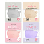 데니벨 마스크 대형 국산 50매 일회용 덴탈마스크 새부리형 KF94 컬러 : 리빙투유샵