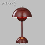 충전스탠드 LED 플라워팟 단 스탠드 3W (충전) (매트화이트/베이지레드/다크베이지/라이트블루/머스타드/다크그린/레드브라운/골드/크롬)... 