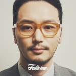 페이크미 변요한 콜라보 네추럴본2 NB2 002 3번 엠버 남자 사각 뿔테 안경 : 세컨아이즈