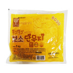 그래도푸드 보소단무지 슬라이스1kg 1개 : 달인식자재마트