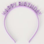 레인보우생일머리띠 - 라벤더 : 파티앤데이