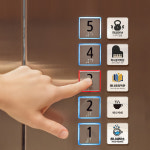 엘리베이터 층별 위치 표시 미니간판 건물 상가 상호명 안내 표지 승강기 층수 알림 명판 무인세탁소 학원 카페 : 하나몰HANAmall