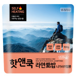 이지밥 핫앤쿡 라면애밥 짬뽕 / 발열 도시락 찬물 붓는 간편식 전투 비상 식량 : 산이좋은사람들