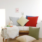 대한방직 대폭 무지 캔버스7수 원단 피치기모 순면 쇼파 가구 패브릭 단색 천-까사 21종 : 코튼빌