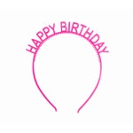 레인보우 해피벌스데이 생일 파티 머리띠 옐로우 : 이씀