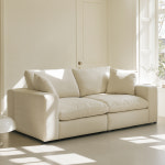 컴피 3인용쇼파 패브릭 아쿠아텍스 모듈 구스 거실 소파 : 아이엔지홈