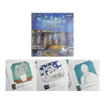 빈센트 반고흐 데코칠 컬러링 아트 물감세트 어린이 수채화 명화 미술활동 놀이학습 색칠놀이 : 훈민정음오피스