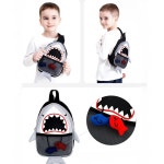 초등생 슬링백 유치원생 미니 가방 샤크 디자인 조카 손자 손녀 가방 선물 메쉬소재 : 쏘원스토어