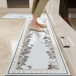 감성 디자인 PVC 주방매트 방수 발매트 그레이스, 45x75cm : 위즐러 Wiseller