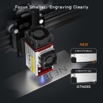 레이저각인기 조각칼 목선반 NEJE-CNC 레이저 모듈 A40640 E40 블루 헤드, 450nm TTL 세트, 조각 기계, 목재 마킹, 절단 도구 : 에스지닷