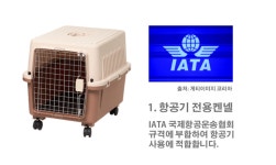 항공 켄넬 고양이 개 케이지 에어마스터 소 중 대형 2 3 4호 차량용 반려동물 이동장 : 펫투어