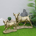 금전운 황소 장식품 소인형 소장식 정육점 고기집 소띠 생일선물 개업선물 집들이선물 풍수인테리어 황금소 : 집들이야