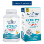 노르딕 내추럴스 얼티메이트 오메가+코엔자임Q10 1280mg EPA 650/ DHA 450+100mg Q10 120 소프트젤 : 유앤아이 포켓마켓