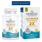 노르딕 내추럴스 얼티메이트 오메가 2X2150 mg EPA 1125 DHA 875 레몬 맛 60 소프트젤 : 유앤아이 포켓마켓
