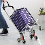 가정용 접이식 장바구니 카트 손수레 쇼핑 시장 바퀴달린 : 살림준비