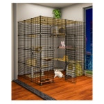 가정용 가게용 애견 고양이 분양 펜스 케이지 애견펜스 울타리 분양샵 아기 고양이 : 진베상점