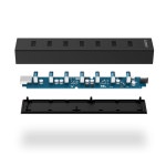ORICO H7013-U3 7 포트 USB3.0 고속 전송 허브 휴대용 데스크탑 USB 전원 분배기 포함 : 당신이원하는모든것-당원모