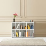 다양한 핸드백 정리가능 슬림칸막이 2단 수납 선반 책장(120cm 4색) 디자이너 진열장 : 자르파라