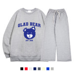 글래드블리스 남여공용 글래드베어 오버핏 맨투맨+일자팬츠셋트 : 글래드블리스