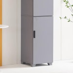 낮은 도어바스켓형 주방 하부 틈새 수납장 40cm (2색) 캐비닛 조리대 그릇장 간이 대 : 자르파라