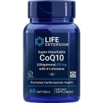 [Life Extension 라이프익스텐션] 고흡수성 코큐텐 유비퀴논 Super-Absorbable CoQ10 (Ubiquinone) with d-Limonene 60소프트젤... 