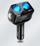 오토코스 차량용 시거잭 2구 멀티소켓, QC3.0 USB PD C타입 듀얼 포트 고속충전기 QC4.0 : 도라이카