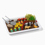 민화샵 스몰월드 꼬마농장 만들기 실내 가드닝 미니텃밭 새싹키우기 diy 트레이 식물 화분 꾸미기 : 오피스스쿨