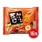 팔도 틈새라면 매운김치120g 16개(봉지라면) : 럭키코스코