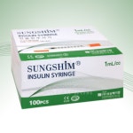 성심메디칼 인슐린 주사기 1mL/cc (100개입 한통) : 민성메디칼