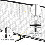피크볼 네트망 이동식 그물 딩크 연습 게임 소품+가방 : 제이코스트