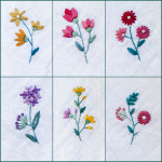 소창행주(X) 도안만 8종 (보너스 2 포함) 프랑스자수 패키지 티셔츠, 가전커버 diy : 더수키