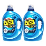 엘지 테크 세탁 액체세제 특유취제거 드럼용 2.7L 2개 : 더조은유통8667