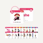 플레이큐리오 플레이 파닉스 & 사이트워드 AR학습 엄마표 유아 영어 카드 : 플레이큐리오