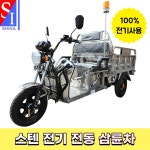 스텐 전기 삼륜차 전동삼륜차 화물 삼륜전기차 : 신일종합농기계