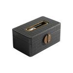 모던 장식 인테리어 촬영 소품 오브제 심플 가벼운 고급 금속 가죽 티슈 상자 E 99 : 마켓 에스