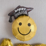 졸업풍선 스마일 학사모 유치원 어린이집 졸업식 포토존 소품 : 주니마마