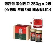 정관장 홍삼진고 250g x 2병 선물 세트 쇼핑백 : 뚜두리빙