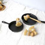 헬로우캠핑 주물팬 세척솔 주철 그리들 브러쉬 무쇠 그릴 솥뚜껑 : WELLLINE