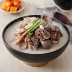 (무료배송) 국내산 고기순대 황기사골 얼큰순대국600g 1팩 : 아빠식당