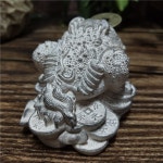 거북이쉼터 육지 세 다리 두꺼비 개구리 동물 동상 조각 선 홈 정원 장식 수지 돌 부처님 인형 풍경 : 늘봄3