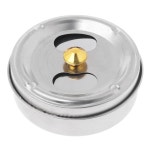 슈슈몽2 스테인레스 스틸 라운드 회전 재떨이 동봉 된 뚜껑 호텔 홈 가제트 : 슈슈몽2호