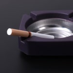 슈슈몽2 내구성 Protable 재떨이 스테인레스 스틸 고온 방지 담배 그릇 데스크탑 애쉬 홀더 홈 데스크 Accessori : 슈슈몽2호