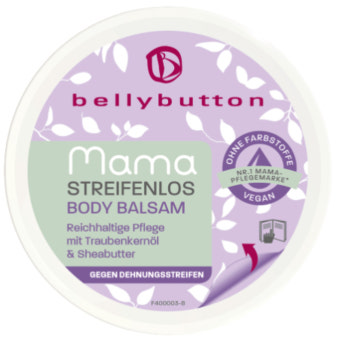벨리버튼 임산부 바디 밤 크림 Mama Streifenlos Body Balsam 200ml 2개 : 오레알 스토어