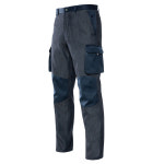 지벤 작업복바지 ZB-P1352 겨울 방한 기모 팬츠, 면함유 청지 현장실무형 근무복바지 : 지벤-경기산업안전