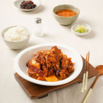 [1kg 세트] HACCP인증 춘천 광덕 장가네 철판 양념닭갈비 (쌀떡 우동사리 야채 포함) : 춘천 광덕 장가네 닭갈비