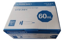 더블세이프 일회용 관장기 주사기 60ml 20개입 관장용 : 동인 의료기