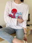 디즈니정품 데일리 빅미키 프린팅 루즈핏 티셔츠 : 이쁜노찜